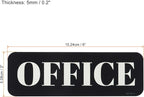PATIKIL Office Sign, Acrylic 6"x2" Self Adhesive Door Sign Sticker Waterproof - Image 2
