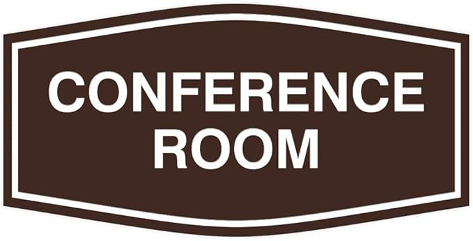 Fancy Conference Room Sign by All+Quality