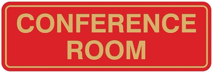 Standard Conference Room Sign by All+Quality