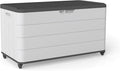 PATIOEASY 100GAL Square Storage Box White，Waterproof Resin Storage Bin by Unknown