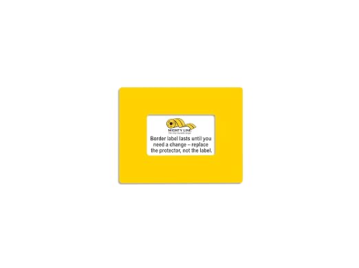 Mighty Line Shield Clear Label Protector Cover Sleeves by MightyLine