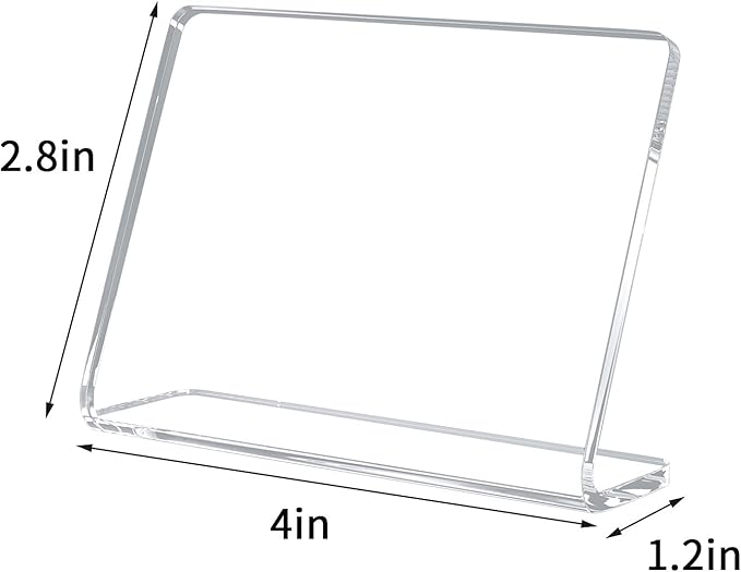 10 Pack Acrylic Mini Chalkboard Signs - Image 6