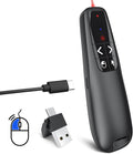 Presentation Clicker PowerPoint Wireless Presenter Remote: Type C Rechargeable by UBUYONE%C2%AE