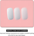 Auhoahsil Pink Mouse Pad, 12 x 10 Inch Square Mousepad, 3mm Thick Rubber Mouse - Image 4