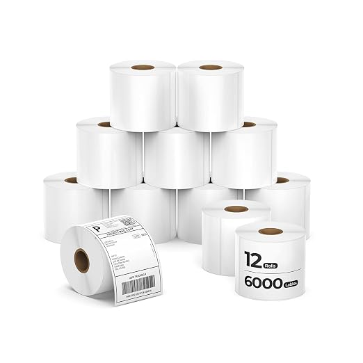 MUNBYN 4x6 Inch Direct Thermal Shipping Labels, Shipping Label Paper by MUNBYN