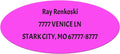 Made in USA Custom Return Address Stickers Labels Customized Mailing Label by HOOKAH+SUN