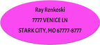 Made in USA Custom Return Address Stickers Labels Customized Mailing Label by HOOKAH+SUN