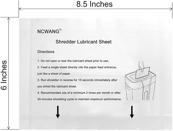 48PACK Paper Shredder Lubricant Sheets - Image 7