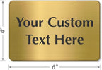 SmartSign Custom Brass Sign - Image 5