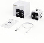 Digital Cube Pomodoro Timer Desk Rechargeable Productivity Timer 5/10/30/60min - Image 7