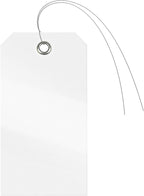 Uniclife 120 Pcs White Plastic Tags - Image 2
