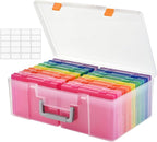 Photo Storage Box 5 x 7 Inches, 18 Inner Extra Large Photo Boxes by PAKCHOICE