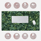 Cute Cat Kawaii Green Desk Mat - Image 6