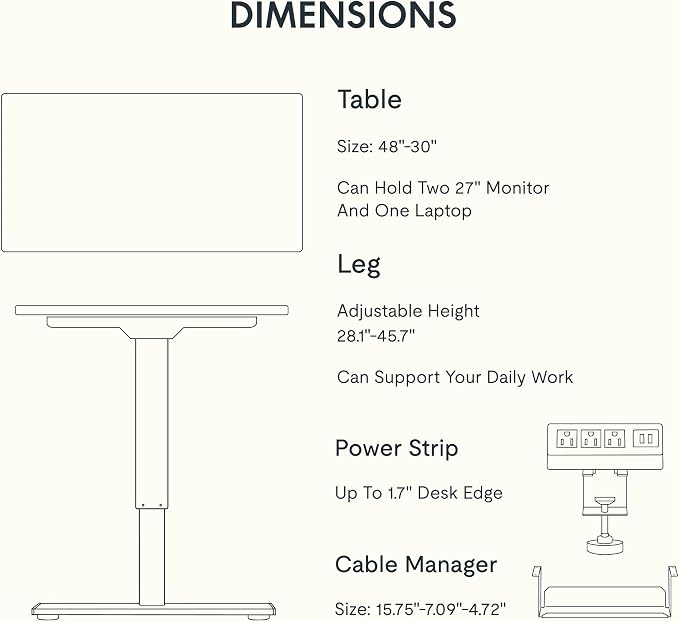 FLEXISPOT EN2 Whole-Piece Standing Desk - Image 6