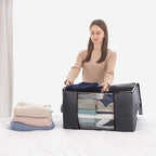 Lifewit 90L Large Storage Bags, 6 Pack Closet Organizers and Storage, Clothes - Image 2