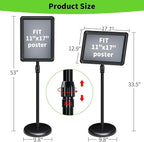 INNOVSIGN 6Pack Adjustable Pedestal Sign Holder - Image 6