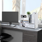 YGYQZ Adjustable PVC Desktop Organizer Storage Rack - Image 5