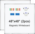 H-Qprobd 4' x 4' Dry Erase Board by H-Qprobd
