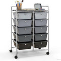 GLACER 10 Drawer Rolling Cart, Storage Cart by GLACERGrowupinhappiness