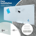 Magnetic Glass Whiteboard 36"X72" Dry Erase Board White Board Wall Mounted - Image 5