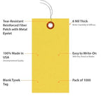 SmartSign “Yellow Tyvek Shipping Tags - Image 5