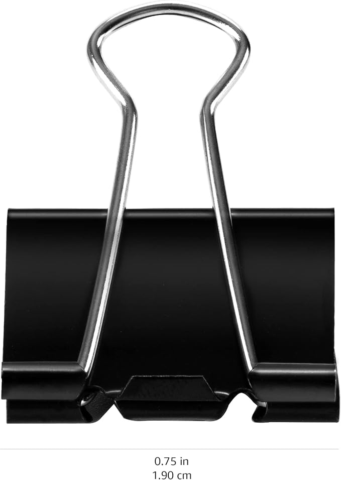 Amazon Basics Sturdy Binder Clips - Image 7