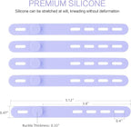 Donruby 24Pcs Silicone Cable Ties - Image 2