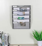 EasyPAG 5 Pocket Mesh Wall File Organizer, Hanging Paper Folder Holder - Image 5