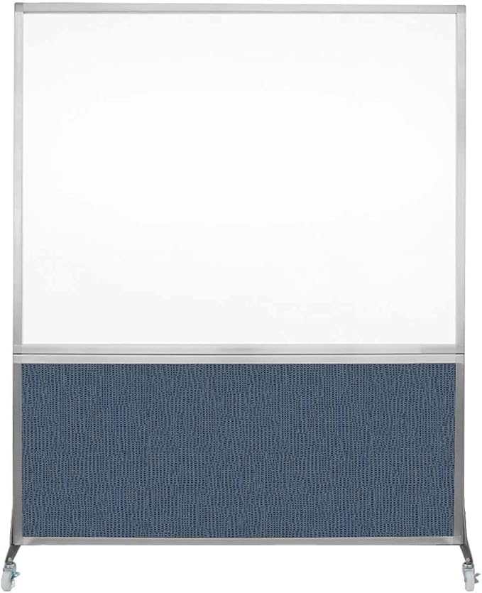 DivideWrite Mobile Whiteboard | Double Sided Dry Erase Board | Portable Office by VERSARE