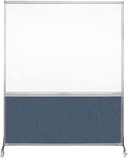DivideWrite Mobile Whiteboard | Double Sided Dry Erase Board | Portable Office by VERSARE