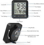 Wisoee Waterproof Shower Clock Timer, Bathroom Clock - Image 7
