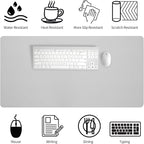 Bloss Large Desk Pad, 47.2" x 24" Desk Mat, Desk Pads on Top of Desks, Computer - Image 5