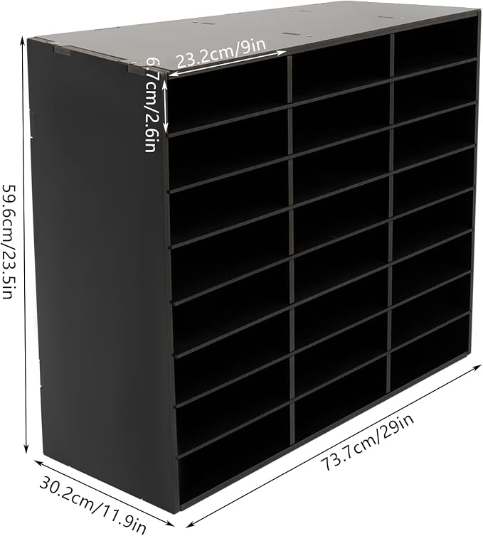 24 Slots Mail Sorters for Office, Desktop Literature Organizer - Image 3