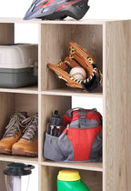 Whitmor 6 Cube Bookcase Storage Organizer, 3 Tier Stackable MDF Bookshelf - Image 5
