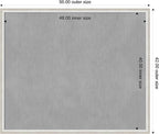 Amanti Art Silver Framed Magnetic Board 42x50 Oversize Vision Board - Image 4
