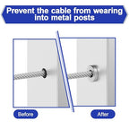 BLIKA Upgraded 80 Pack Stainless Steel Protector Sleeves - Image 5