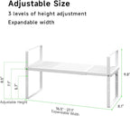 SOFRON Expandable Cabinet Storage Shelf Stackable Organizer Rack - Image 2