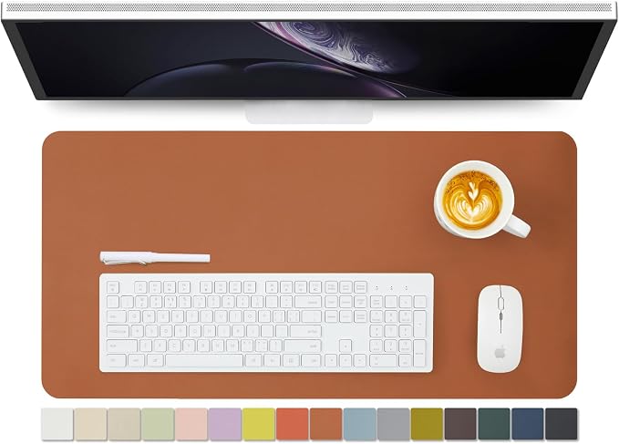 Leather Desk Mat by HOMIEAZICOZI