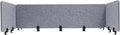 ReFocus Raw Clamp-On Acoustic Desk Divider Mounted Privacy Panel Set – Reduce by HAOREBAIYU