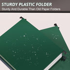 Nordun Plastic Hanging File Folder Extra Capacity, 12 Pack Reinforced Hang - Image 3