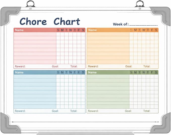 Lincia Magnetic Dry Erase Chore Chart Board by Lincia