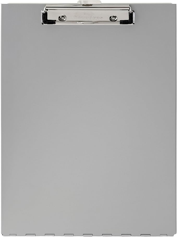 Saunders Metal Clipboard with Storage, Letter Size Paper Organizer, Slim Steel - Image 6