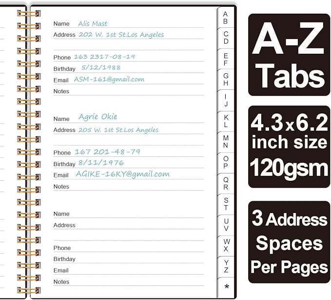 Address Book with Alphabetical Tabs - Image 3