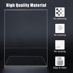 xydstay 3 pack 8.5x11 Acrylic Sign Holder - Image 4