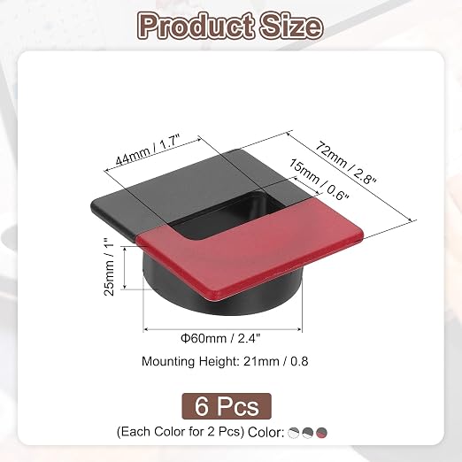 PATIKIL 2.8inch Desk Grommet - Image 2