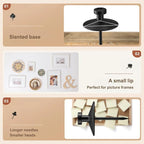 50pcs Black Thumb Tacks - Image 3