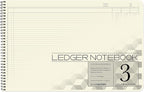 BookFactory Accounting Ledger Notebook/Large 3 Column Accounting Ledger by BookFactory