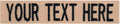 Northern Safari Custom Uniform Name Tapes Solid Colors. Coyote Tan Webbing by NORTHERNSAFARI