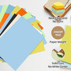 30 Sheets Black Cardstock 8.5'' x 11'', 250gsm/90lb Heavyweight Cover Cardstock - Image 3
