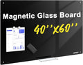 AFAMT Magnetic Dry Erase Board, 4mm Tempered Glass, Strong Magnetic Surface by AFMAT